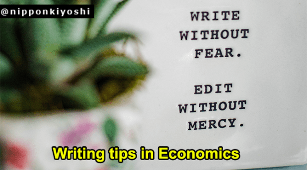 Writing tips in&nbsp;Economics